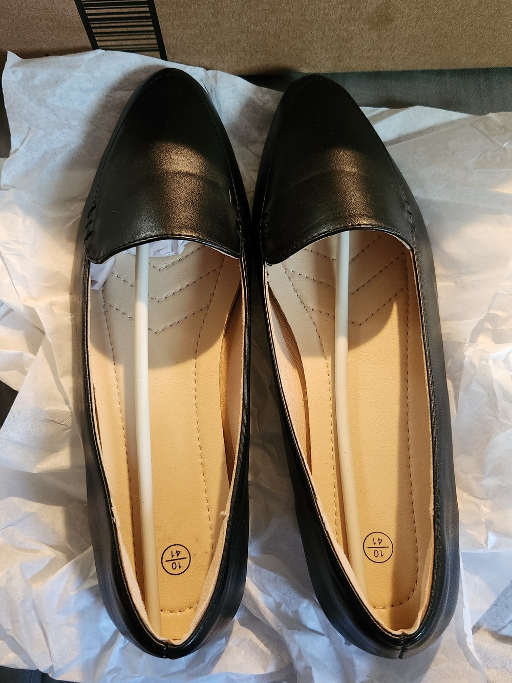 Classic Black Women's Slip-On Loafers — Comfortable Everyday Flats